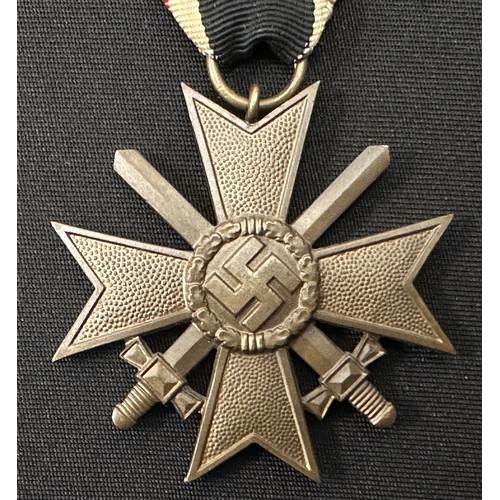 2033 - WW2 Third Reich Kriegsverdienstkreuz 2.Klasse mit Schwertern - War Merit Cross 2nd Class with Swords... 