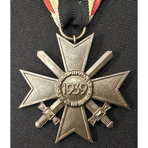 2033 - WW2 Third Reich Kriegsverdienstkreuz 2.Klasse mit Schwertern - War Merit Cross 2nd Class with Swords... 