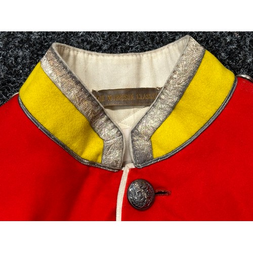 2059 - Edwardian Argyll & Sutherland Highlanders Volunteer Officers Doublet Jacket. No shoulder strap rank ... 