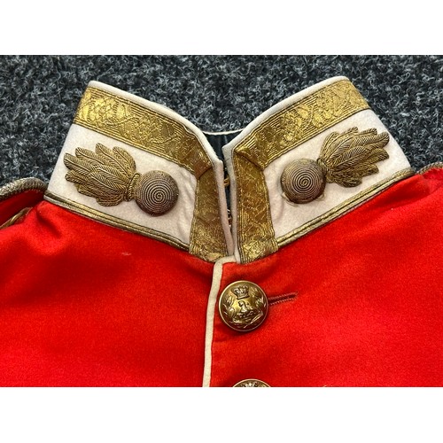 2060 - Victorian Lancashire Fusiliers Captains Tunic and Trousers. Medal loops to breast. Tunic Chest size ... 