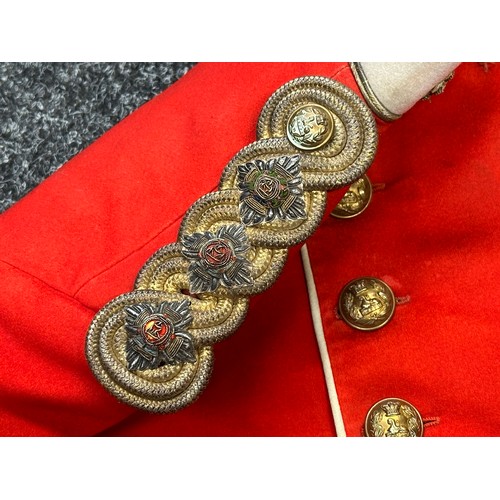 2060 - Victorian Lancashire Fusiliers Captains Tunic and Trousers. Medal loops to breast. Tunic Chest size ... 