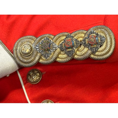 2060 - Victorian Lancashire Fusiliers Captains Tunic and Trousers. Medal loops to breast. Tunic Chest size ... 