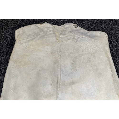 2070 - Victorian Buckskin Breeches. No makers marks other than on the buttons. Very small size approx. 24/2... 