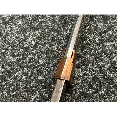 2093 - Japanese Katana Sword with single edged blade 640mm in length. Visible Hamon line. Tang is signed 