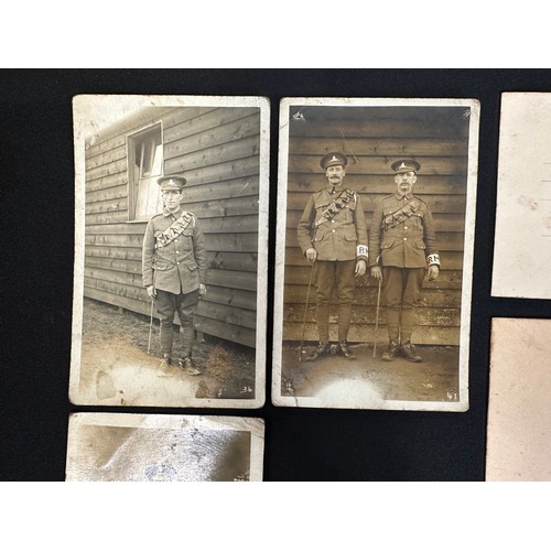 2100 - WW1 British Postcard Photograph collection plus four silk postcards. None have inscriptions to the r... 