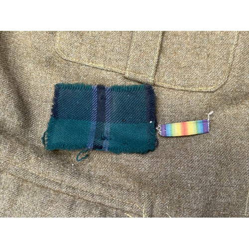 2104 - WW1 British 4th Tyneside Scottish Other Ranks Doublet Jacket with Lance Corporals Rank insignia with... 