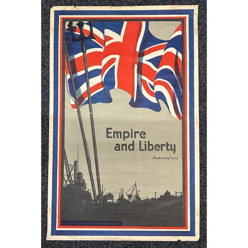 2112 - WW1 British Patriotic Poster Collection comprising of five full colour posters promoting the Empire.... 