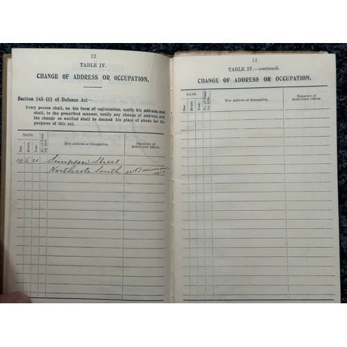 2115 - WW1 Australian Record of Service book for 160 Colour Sgt Harry Mills, 58th Infantry Battlion.