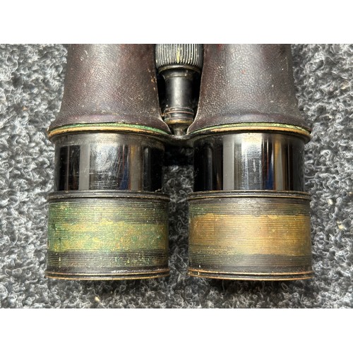 2118 - WW1 British MKIV Special Binoculars, French made maker marked 