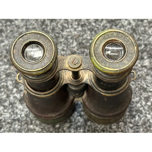 2118 - WW1 British MKIV Special Binoculars, French made maker marked 