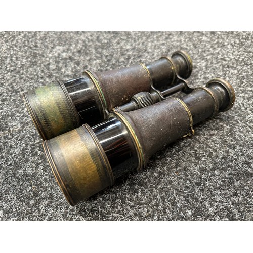 2118 - WW1 British MKIV Special Binoculars, French made maker marked 