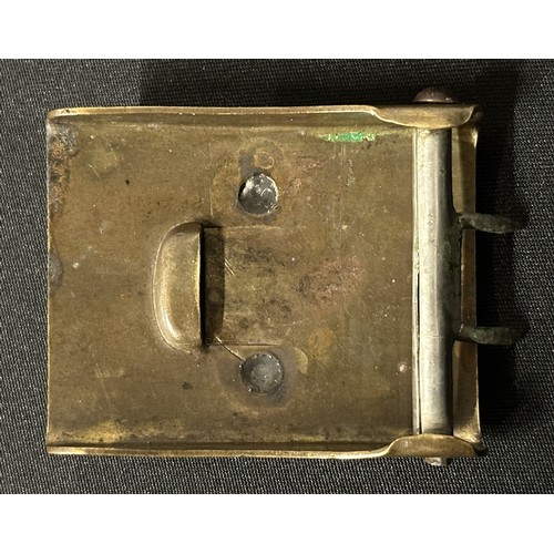 2131 - Weimar Era Reichmarine Belt and Koppelschloss Buckle. Two part construction brass buckle. Unmarked. ... 