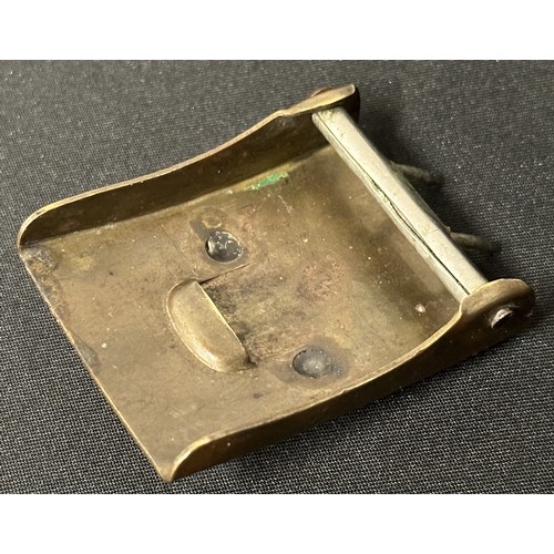 2131 - Weimar Era Reichmarine Belt and Koppelschloss Buckle. Two part construction brass buckle. Unmarked. ... 