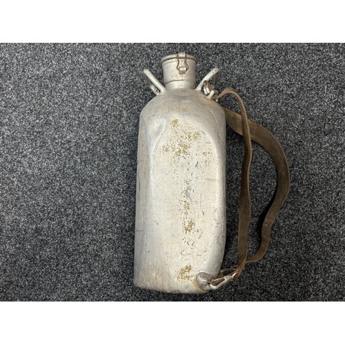 2140 - WW2 Third Reich Luftwaffe 18 Litre Trinkwasser Back Pack Water Cannister. Alloy construction maker m... 