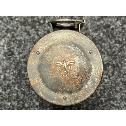 2146 - WW2 Third Reich Deutsche Reichsbahn Railway Lamp. Maker marked 