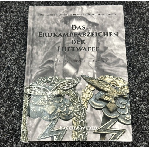 2170 - Book: Das Erdkampfabzeichen Der Luftwaffe by Sasha Weber. Luftwaffe Ground Combat Badge reference wo... 