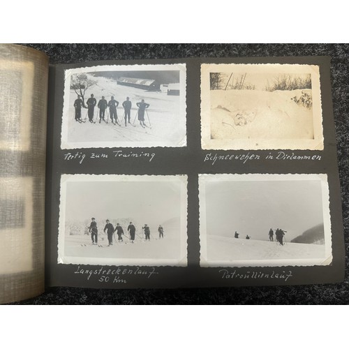 2171 - WW2 Third Reich Photo album with Heer Infantry Regt 116, plus some Heer Panzer content. The album wa... 