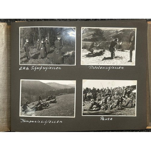 2171 - WW2 Third Reich Photo album with Heer Infantry Regt 116, plus some Heer Panzer content. The album wa... 