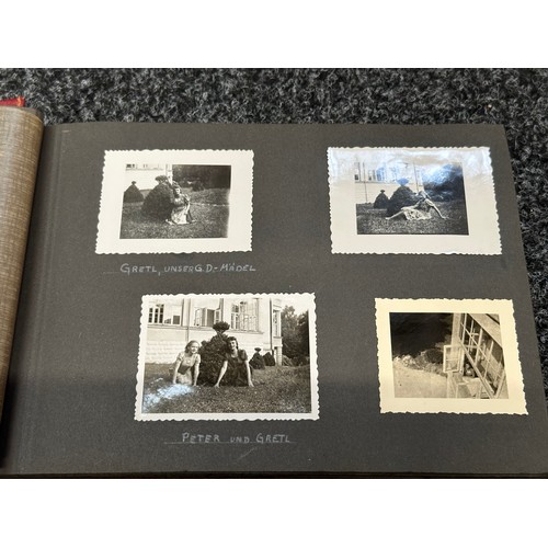 2172 - WW2 Third Reich BDM / RAD Photo album of a BDM girl and her friends. 1936 to 1944. Photos have capti... 