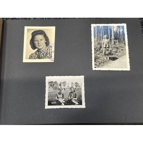 2172 - WW2 Third Reich BDM / RAD Photo album of a BDM girl and her friends. 1936 to 1944. Photos have capti... 