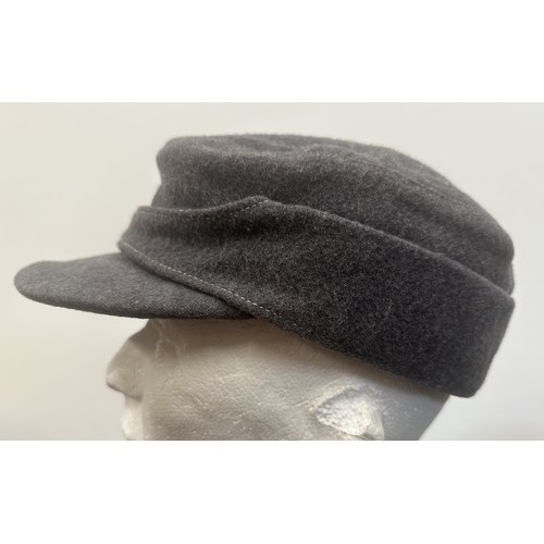 2176 - WW2 Third Reich Hitler Jugend Flak Helpers cap. Complete with originally sewn machine woven Bevo HJ ... 