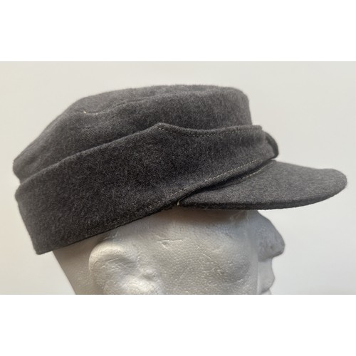 2176 - WW2 Third Reich Hitler Jugend Flak Helpers cap. Complete with originally sewn machine woven Bevo HJ ... 