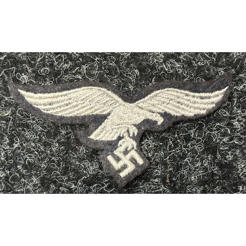 2186 - WW2 Third Reich Hitler Jugend and Deutsche Jugend cloth insignia comprising of a HJ Sports Vest embl... 