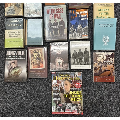 2193 - Hitler Youth interest books, DVD's and VHS Videos and one T Shirt.