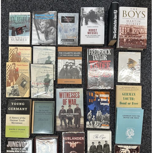 2193 - Hitler Youth interest books, DVD's and VHS Videos and one T Shirt.