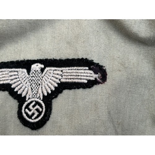 2194 - WW2 Rare Historically Significant Third Reich SS Totenkopfverbande privately custom tailored summer ... 