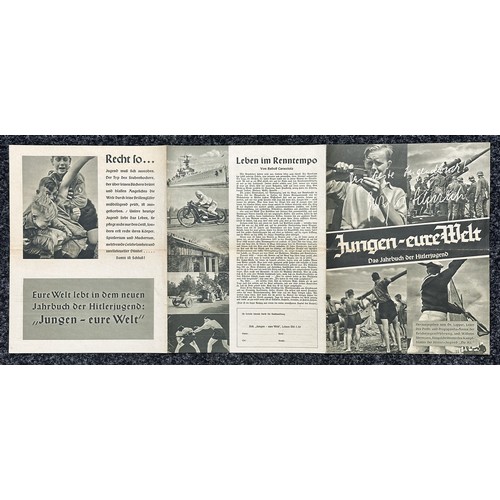 2195 - WW2 Third Reich Hitler Youth interest period magazines and booklets to include Der Pimpf, Morgen, Ne... 