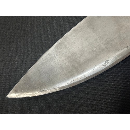 2208 - Gurkha Kukri knife with 305mm long single edged blade marked 