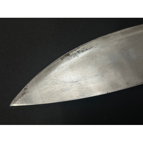 2208 - Gurkha Kukri knife with 305mm long single edged blade marked 