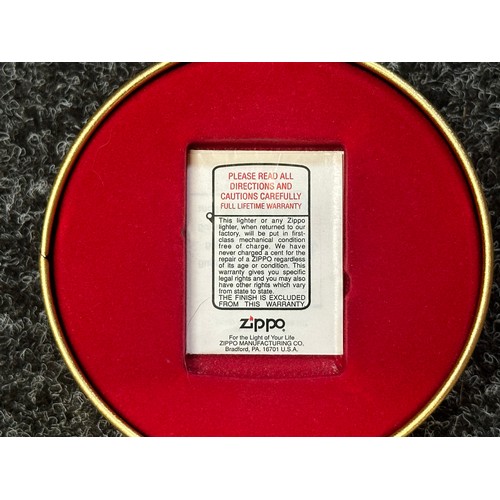 2260 - D-Day 50th Anniversary Comemmorative Zippo Cigarette Lighter complete is original presentation tin.