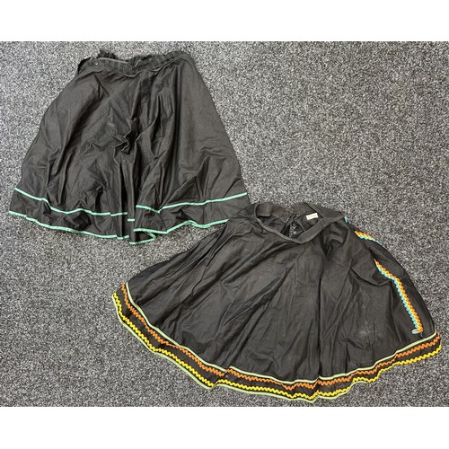 2264 - WW2 British Home Front Dressing Up Girls Skirts made from Blackout Curtain Material. Small size appr... 