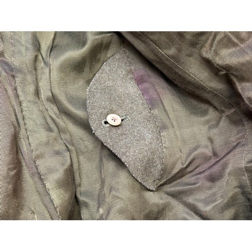 2266 - WW2 British North Staffordshire Officers Battledress Blouse complete with all originally sewn insign... 