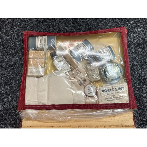 2269 - WW2 British Complete First Aid Outfit Book and ARP plus wartime First Aid kit and a 1955 dated First... 