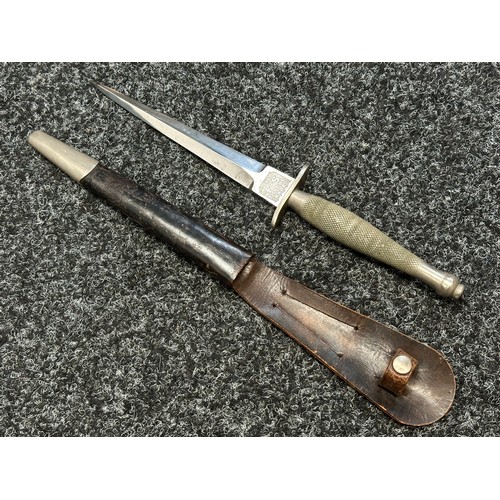 2283 - WW2 British 1st Pattern Fairbairn-Sykes Commando knife with provenance to Pte David Davis ex No 12 a... 