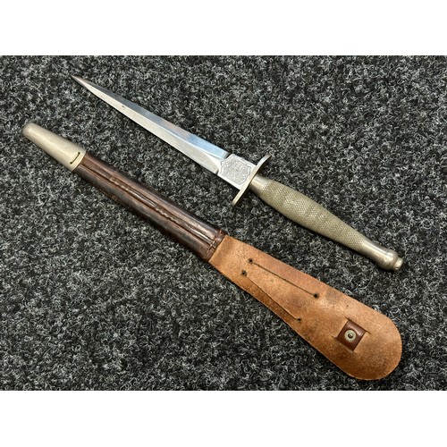 2283 - WW2 British 1st Pattern Fairbairn-Sykes Commando knife with provenance to Pte David Davis ex No 12 a... 