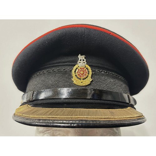 2288 - Postwar British Lancastrian Brigade Field Grade Officers Full Dress Cap. Sweatband marked 