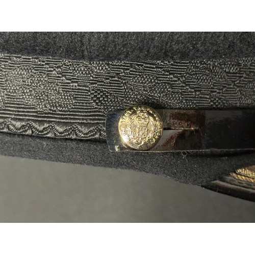 2288 - Postwar British Lancastrian Brigade Field Grade Officers Full Dress Cap. Sweatband marked 