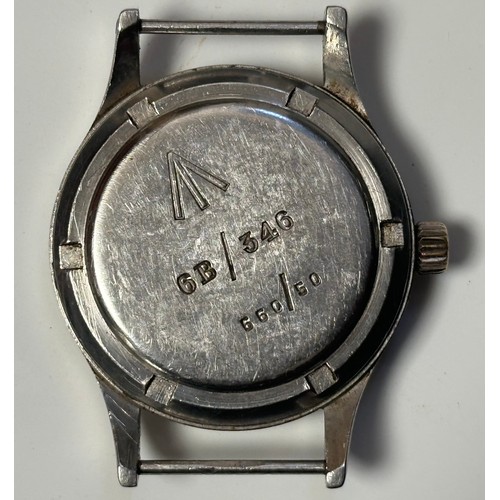 2298 - British RAF Pilots/ Navigators 6B/346 Wristwatch by International Watch Co with black dial with Arab... 