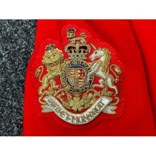 2304 - Grenadier Guards Staff Warrant Officer Class I & II Full Dress Tunic. Maker marked 