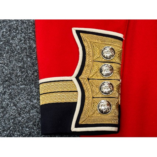 2304 - Grenadier Guards Staff Warrant Officer Class I & II Full Dress Tunic. Maker marked 