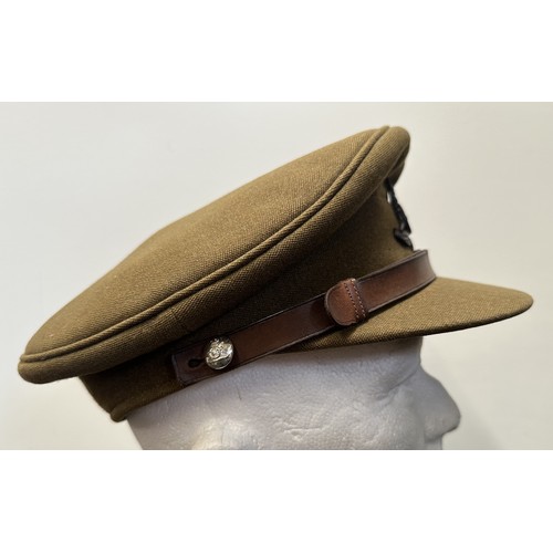 2310 - WW2 British Royal Artillery pre war 1933 dated  NCO's Full Dress Cap named and numbered to Sgt 22535... 