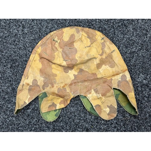 2322 - Post War Helmets and parts: Swedish Helmet: Russian Helmet: 1960's Vietnam era US M1 Mitchell Camo C... 