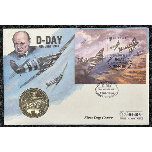 2323 - Mixed Militaria to include cloth insignia, RAF, RN, D-Day First Day Cover 1994 and D Day Stamps Set ... 