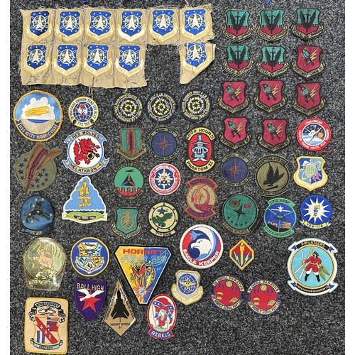 2329 - WW2 USAAF Shoulder Sleeve Insignia & Later Pocket Patches, Post War US Army Subdued Shoulder Sleeve ... 