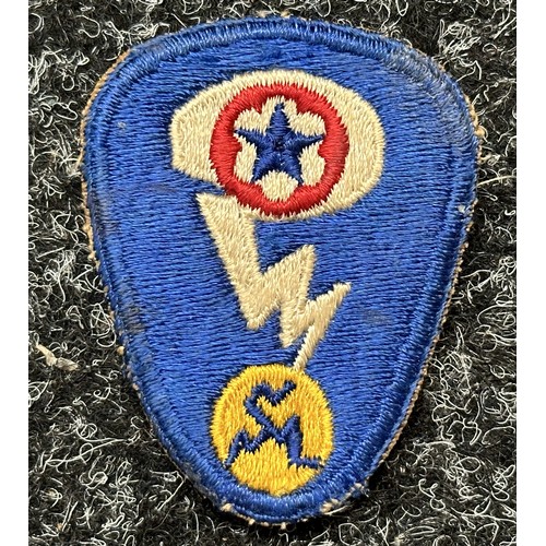 2329 - WW2 USAAF Shoulder Sleeve Insignia & Later Pocket Patches, Post War US Army Subdued Shoulder Sleeve ... 