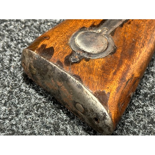 2333 - Percussion Cap Musket with 600mm long smoothbore barrel. Bore approx. 20mm. Working action which hol... 